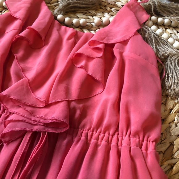 ✨Bundle 5 for $25 🏷 
🍉 Pink Ruffle Dress - Picture 5 of 10
